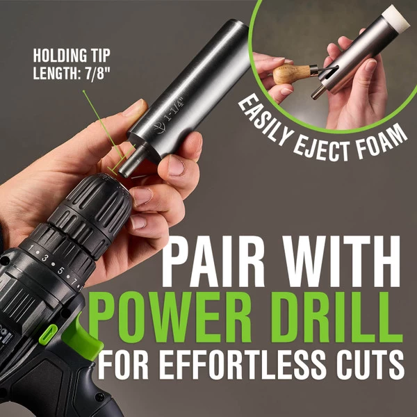 1-1/4" Foam Hole Cutter