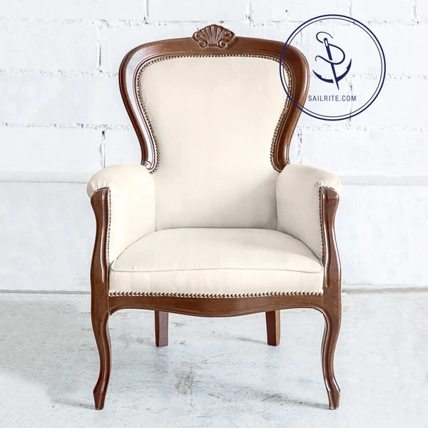 Bella-Dura® Linea Ivory 54" Fabric