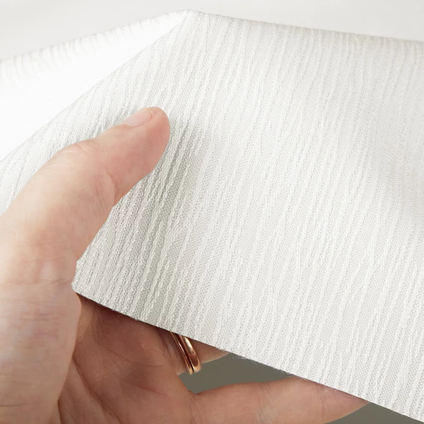 Europatex NYX White 55" Blackout Drapery Fabric