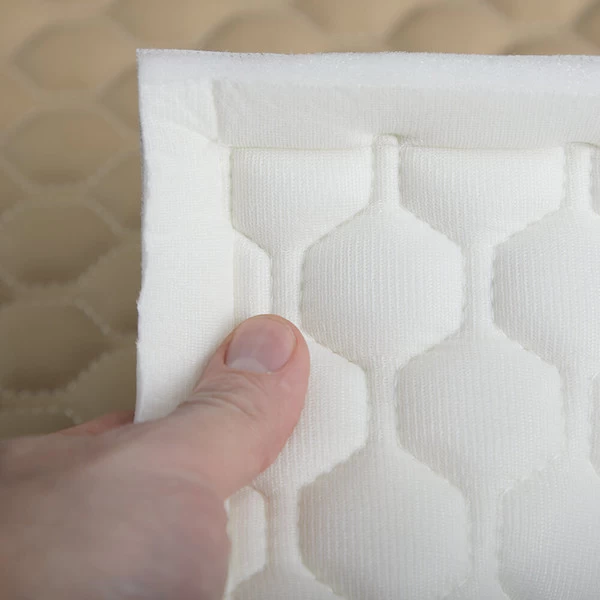 EverSoft™ Tan Hexagon Stitched Foam Backed Vinyl
