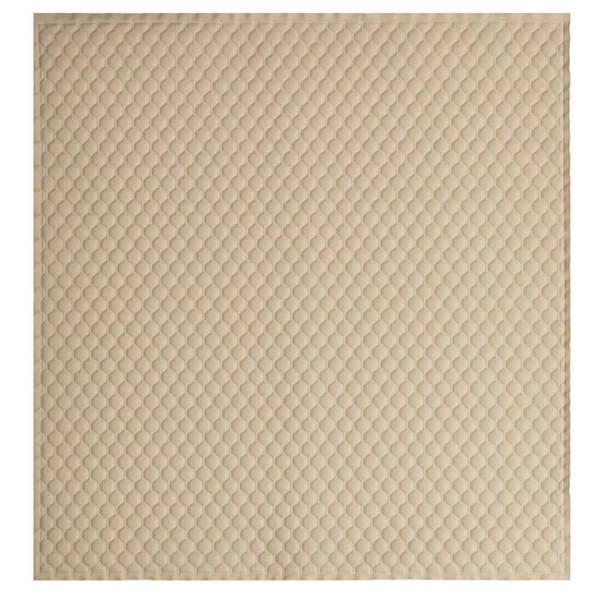 EverSoft™ Tan Hexagon Stitched Foam Backed Vinyl