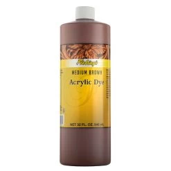 Fiebing's Acrylic Dye For Leather Medium Brown 32 Oz.