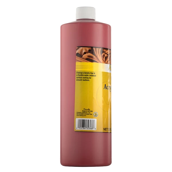 Fiebing's Acrylic Dye for Leather Red 32 oz.