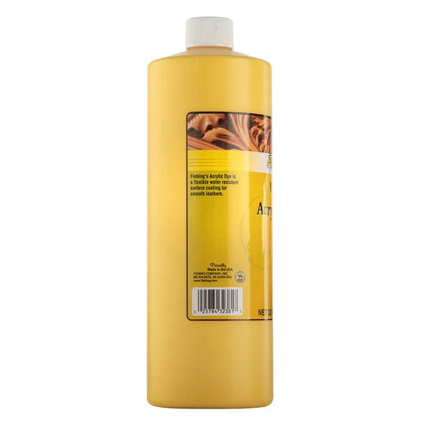 Fiebing's Acrylic Dye for Leather Yellow 32 oz.
