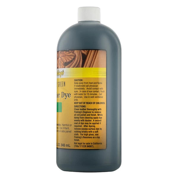 Fiebing's Leather Dye Kelly Green 32 oz.