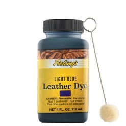 Fiebing's Leather Dye Light Blue 4 Oz.