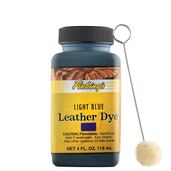 Fiebing's Leather Dye Light Blue 4 oz.