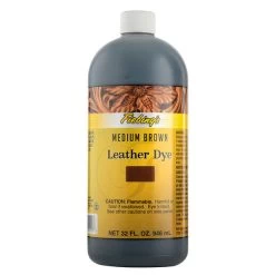 Fiebing's Leather Dye Medium Brown 32 Oz.