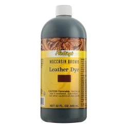 Fiebing's Leather Dye Moccasin Brown 32 Oz.