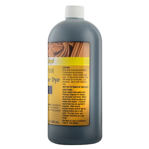 Fiebing's Leather Dye Navy Blue 32 oz.