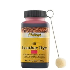 Fiebing's Leather Dye Red 4 Oz.