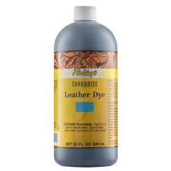 Fiebing's Leather Dye Turquoise 32 Oz.