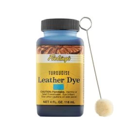 Fiebing's Leather Dye Turquoise 4 Oz.