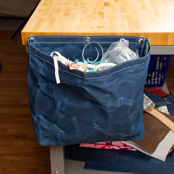 DuraWax™ Heavy Waxed Canvas Cotton Duck 12 oz. Blue 57" Fabric