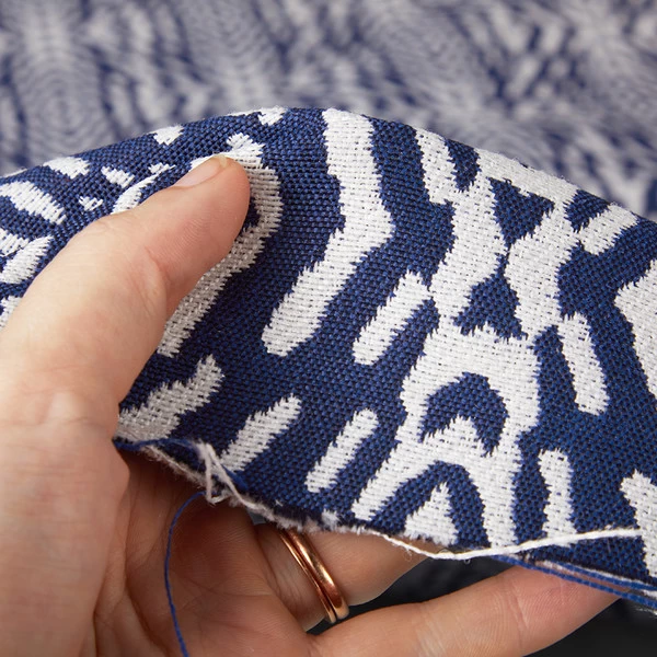 Hilary Farr Outdoor SPF Riff Mediterranean Blue 54" Fabric