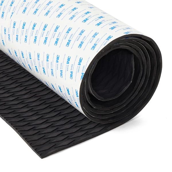 Nonslip Foam Flooring Black 27" x 94" (Adhesive Backed)