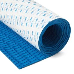 Nonslip Foam Flooring Blue 27" X 94" (Adhesive Backed)