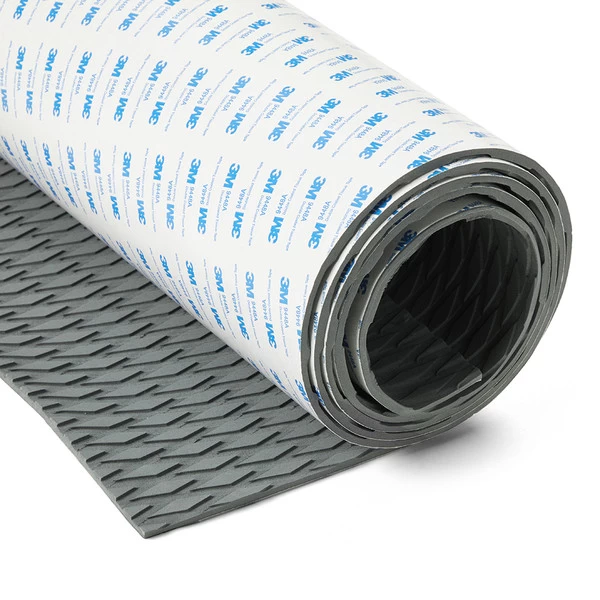 Nonslip Foam Flooring Gray 27" x 94" (Adhesive Backed)