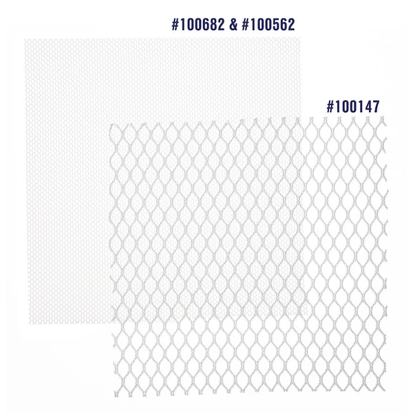Mesh Polyester White 54"