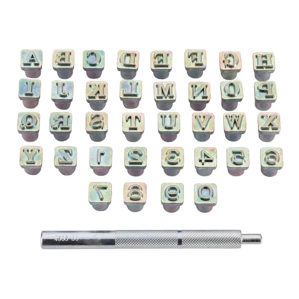 Sailrite® Alphabet & Number Stamp Set 1/4" (6mm)