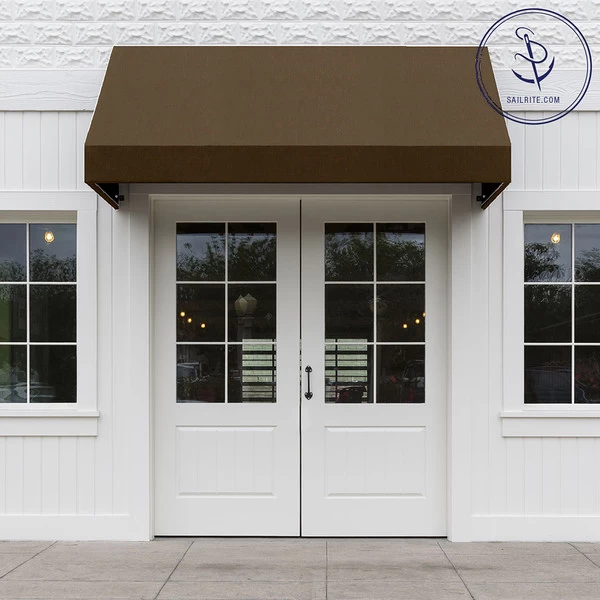 Sunbrella® Marine Grade 4618-0000 Walnut Brown Tweed 46" Fabric