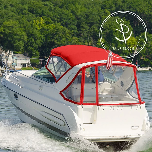 Sunbrella® Marine Grade 4666-0000 Logo Red 46" Fabric