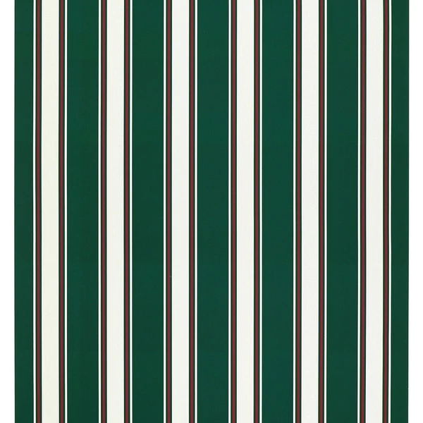 Sunbrella® Awning Stripe 4790-0000 Forest Green Fancy 46" Fabric