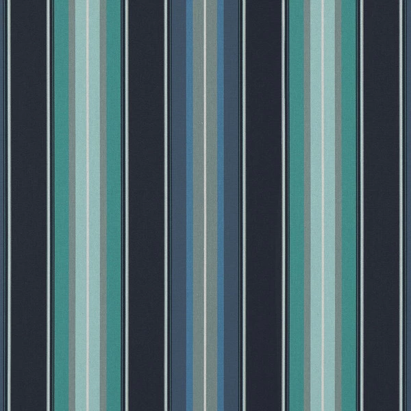 Sunbrella® Awning Stripe 4884-0000 Saxon Cascade 46" Fabric