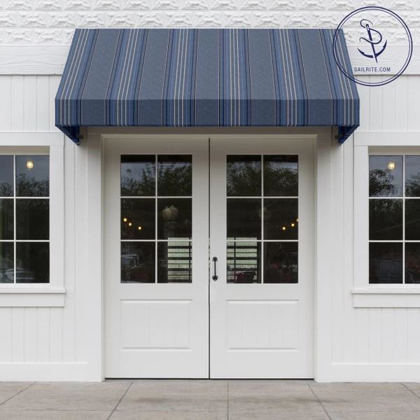 Sunbrella® Awning Stripe 4895-0000 Motive Denim 46" Fabric