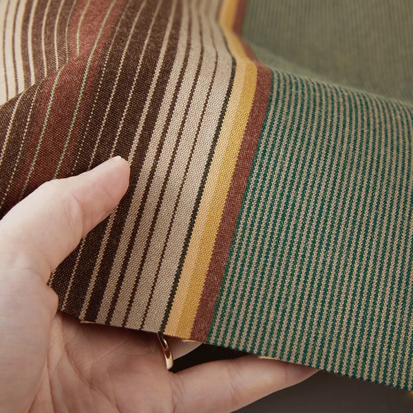 Sunbrella® Awning Stripe 4949-0000 Forest Vintage Bar 46" Fabric