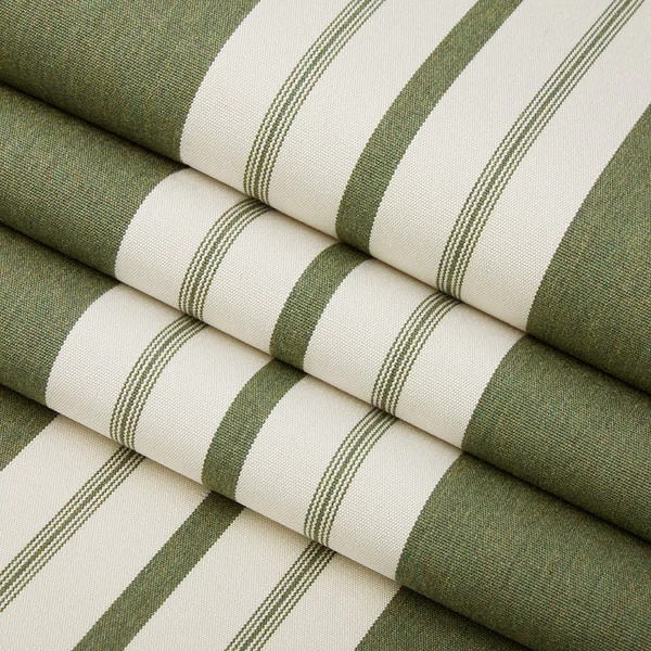 Sunbrella® Awning Stripe 4955-0000 Fern Classic 46" Fabric