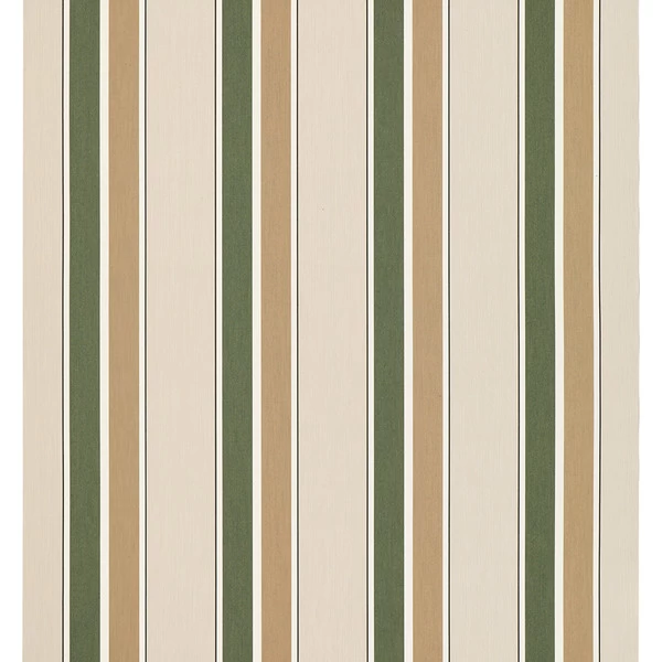 Sunbrella® Awning Stripe 4959-0000 Fern/Heather Beige Block 46" Fabric