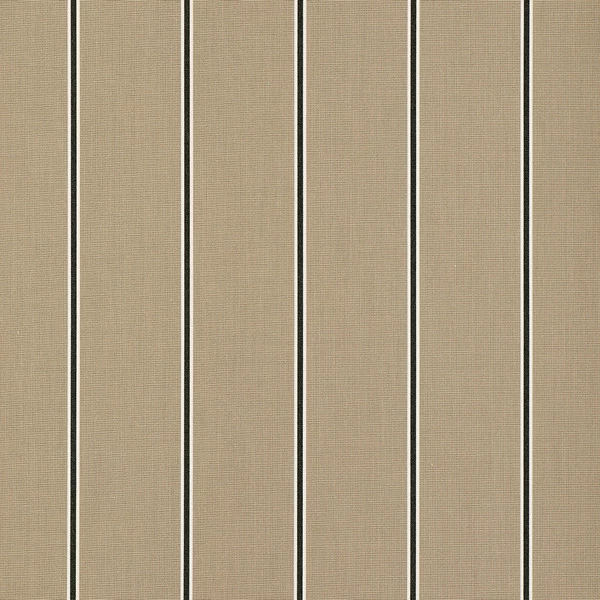 Sunbrella® Awning Stripe 4961-0000 Putty Regimental 46" Fabric