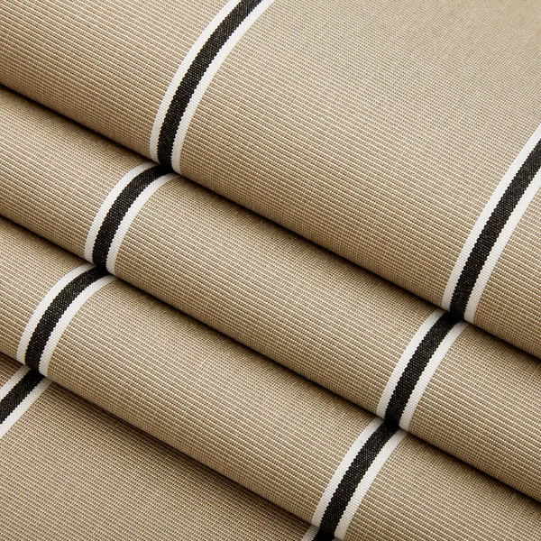 Sunbrella® Awning Stripe 4961-0000 Putty Regimental 46" Fabric