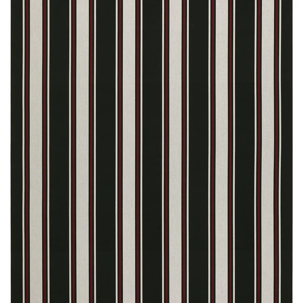 Sunbrella® Awning Stripe 4989-0000 Hatteras Raven 46" Fabric