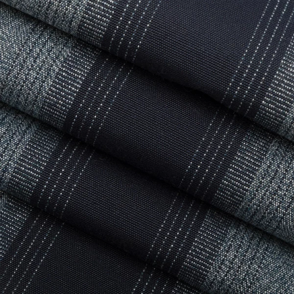 Sunbrella® Awning Stripe 4710-0000 Boone Navy 46" Fabric