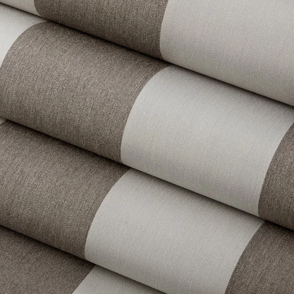 Sunbrella® Awning Stripe 4753-0000 Beaufort Mushroom 46" Fabric