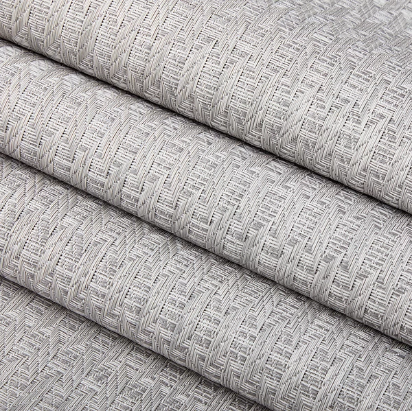 Textilene® Decorative Vinyl Mesh Silver Lining 54" Fabric