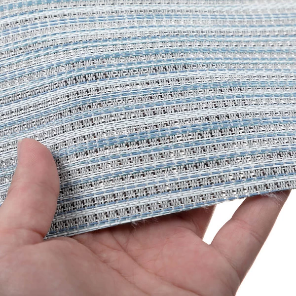 Textilene® Sailrite® Vinyl Mesh Tremor Steel Blue 54" Fabric