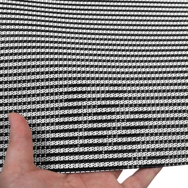 Textilene® Sailrite® Vinyl Mesh Tremor Tuxedo 54" Fabric