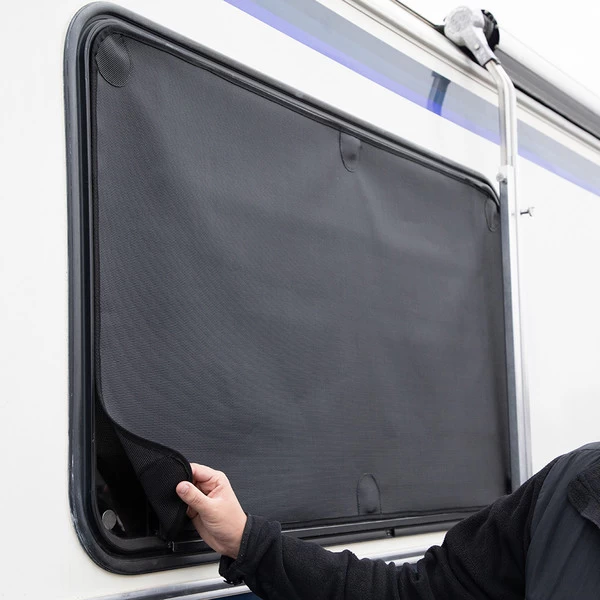 Textilene® Sunsure Vinyl Mesh Black 54" Fabric